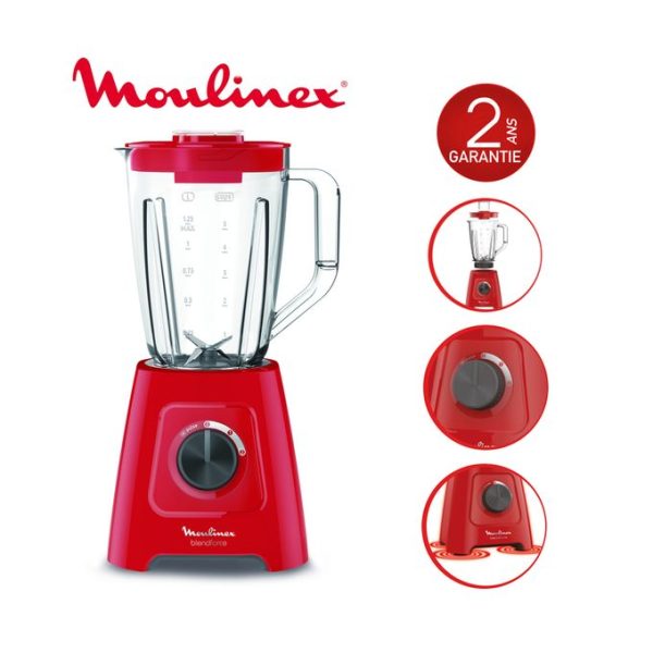 Blendforce 600W 2 Vitesses Rouge LM420510