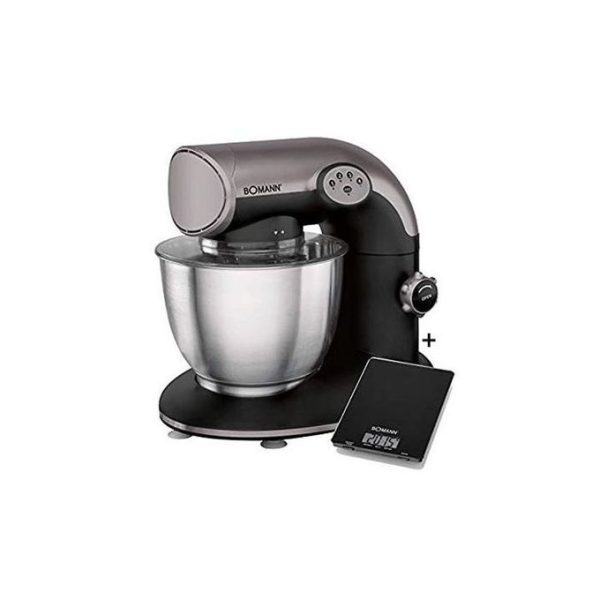 Robot pétrin pâtissier 5,6l, 5 vitesses multifonction + balance de cuisine