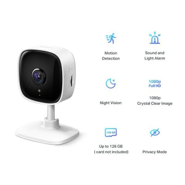 TP-Link Caméra de Surveillance WiFi, Caméra de sécurité ip 1080P sans Fil Tapo C100