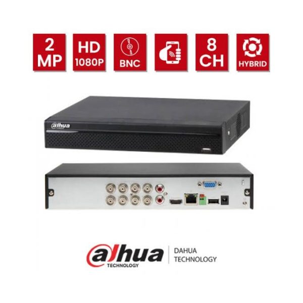 Dahua DVR XVR 2MP 1080P HDCVI Wiz Sense 8CH