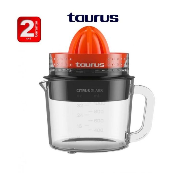 Taurus Presse Orange Citrus Glass en verre capacité totale 1 l-