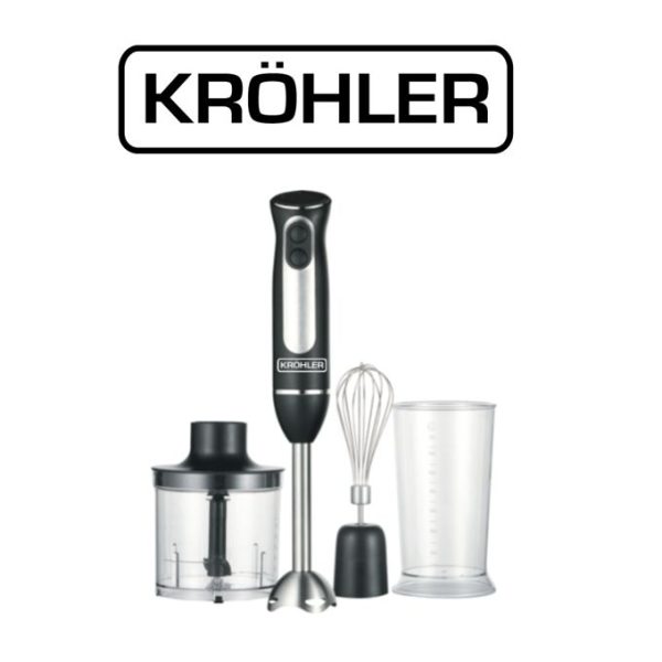 KRÖHLER Mixeur Plongeant Multifonction 2 vitesse